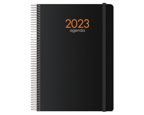 AGENDA 2025 SYNCRO DÍA PÁGINA 15 X 21 CM NEGRO DOHE 11620 - 25 (Espera 4 dias)